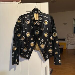 Desigjer leather jacket